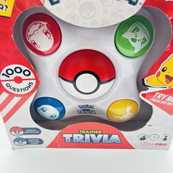 Pokémon Trainer Trivia Electronic Game | 1000 Questions | Family Quiz Toy. New - Picture 10 of 10